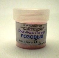 Краситель-пыльца Розовый, 5 гр