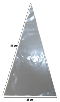 Кондитерский мешок (плотность 70 мкм) 51 см x 28 см размер L