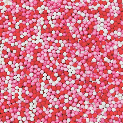 Шарики розовые-красные-белые микс №9, 50 гр