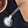 Нож для резки теста и пиццы 19,5 см Металлик