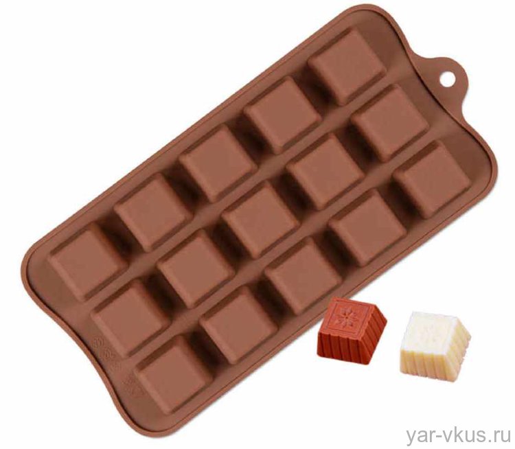 Форма для шоколада и льда Шоколадные конфеты, 15 ячеек