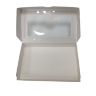 Коробка для эклеров 250*150*50 мм белая с окном