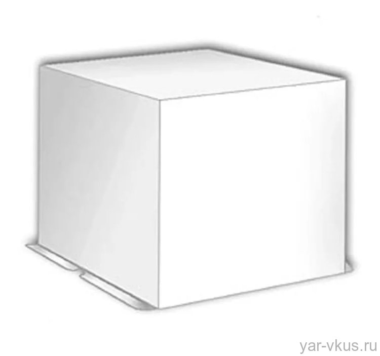 Коробка для торта 30*30*30 см гофрокартон без окна белая