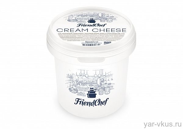 Творожный сыр FriendChef CREAM CHEESE, 1 кг