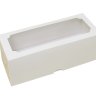 Коробка для 3 капкейков 250x100x100 мм, белая с окном
