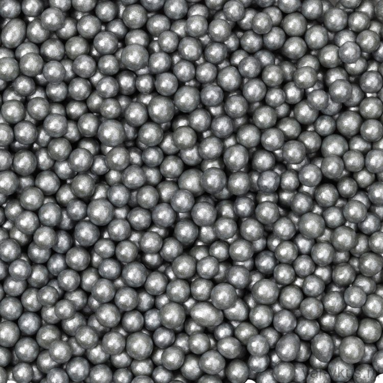 Воздушный рис Черный Жемчуг №159, 2-12 мм в кондитерской глазури 50 гр