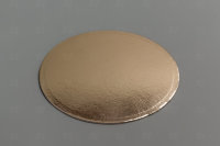 Подложка круглая d 18-30 см золото усиленная 2,5 мм