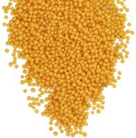 Воздушный рис Жемчуг Золото 2-5 мм в кондитерской глазури 50 гр