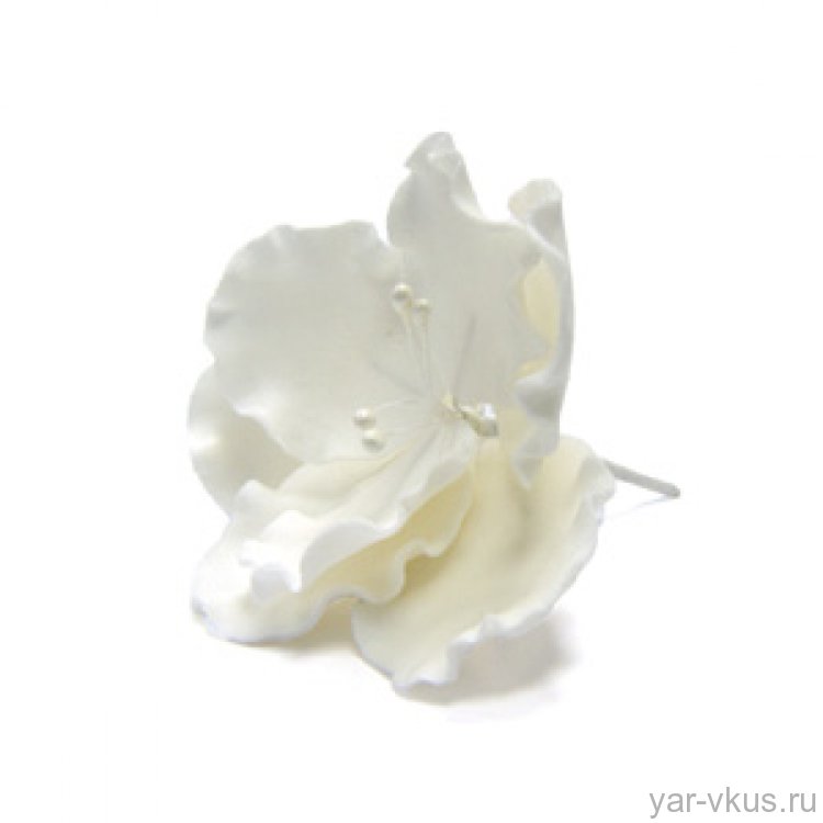 Украшение Цветок Шиповника (белый), 8 см